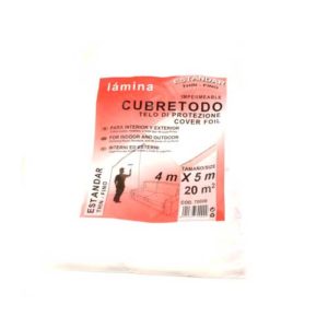 Plástico cubretodo fino