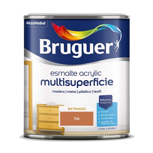 Esmalte Acrílico Satinado Bruguer 750ml