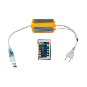Controlador para tira led NEON RGB con mando a distancia