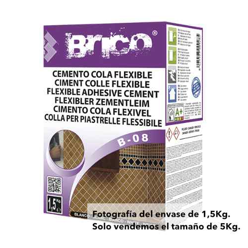 Cemento Cola Flexible B-08 - 5Kg
